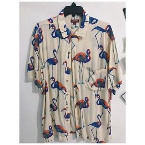 Comfortable Short Sleeve Button-up Shirt. (Design)